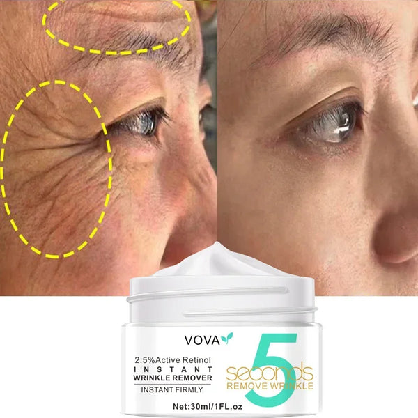 5 Seconds Retinol Anti-Wrinkle Cream Instant anti Aging Firming Lifting Fade Fine Line Face Cream Moisturizing Nourish Skin Care