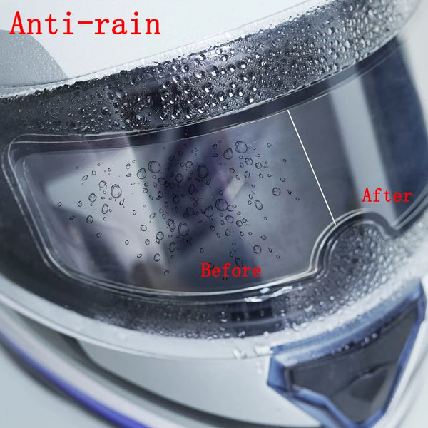 Anti-Fog Rainproof Film motorbike Helmet Lens Durable Nano Coating Sticker Moto Safety