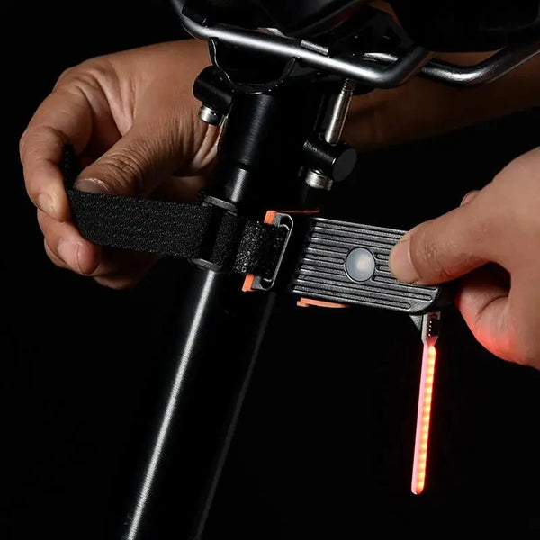 Bike Rear Waterproof  Rechargeable LED Photon Drop Warning LED Lamp 