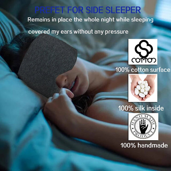 100% Cotton Silk Sleep Mask Soft and Travel