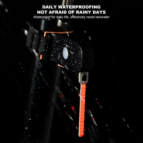 Bike Rear Waterproof  Rechargeable LED Photon Drop Warning LED Lamp 