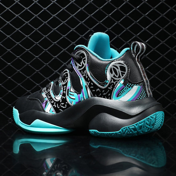 VelocityMax: Revolutionary Microfiber Leather Basketball Shoes for Men - Ignite Your Game with Unmatched Comfort